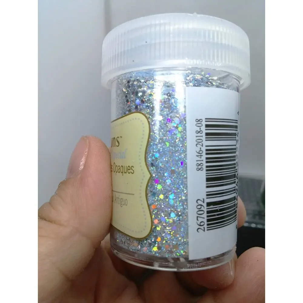 Recollections Darice Mixed Lot Glitter 8 Bottles Fine Craft DIY Scrapbooking